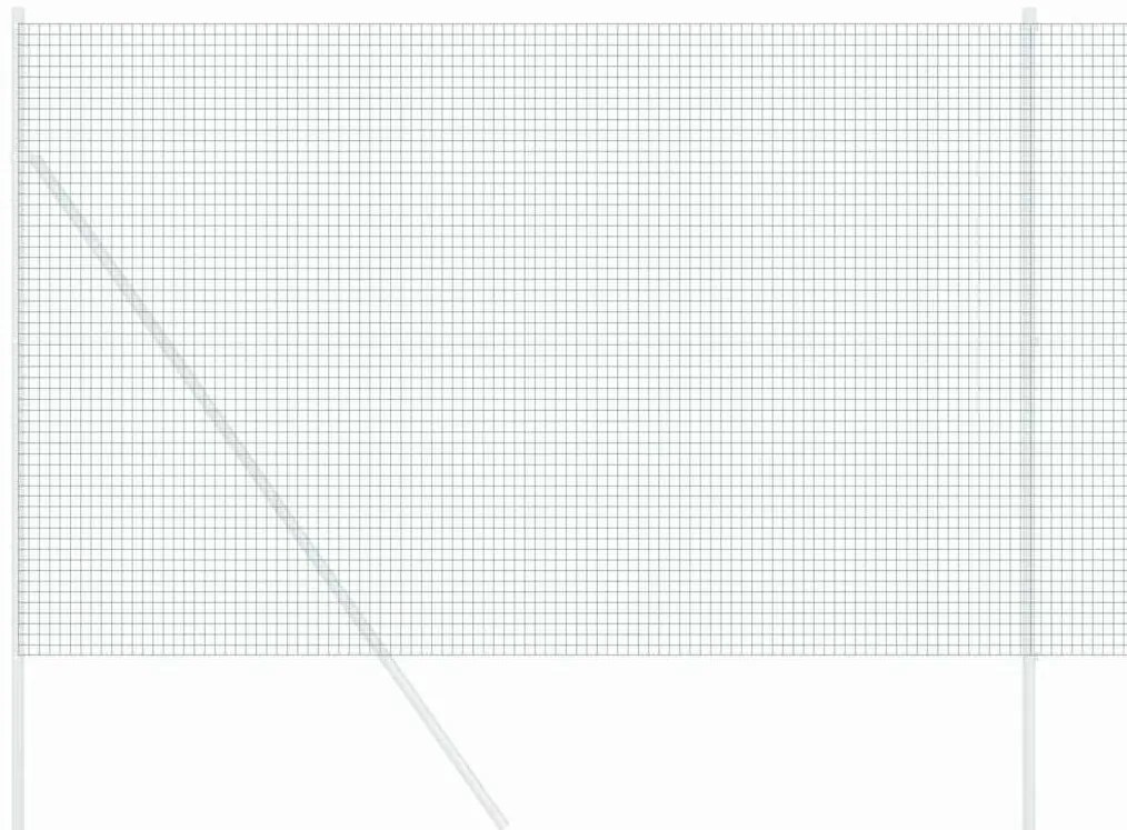 vidaXL Συγκολλητός φράχτης από σύρμα Πράσινο 1.6 x 25 m Ατσάλι