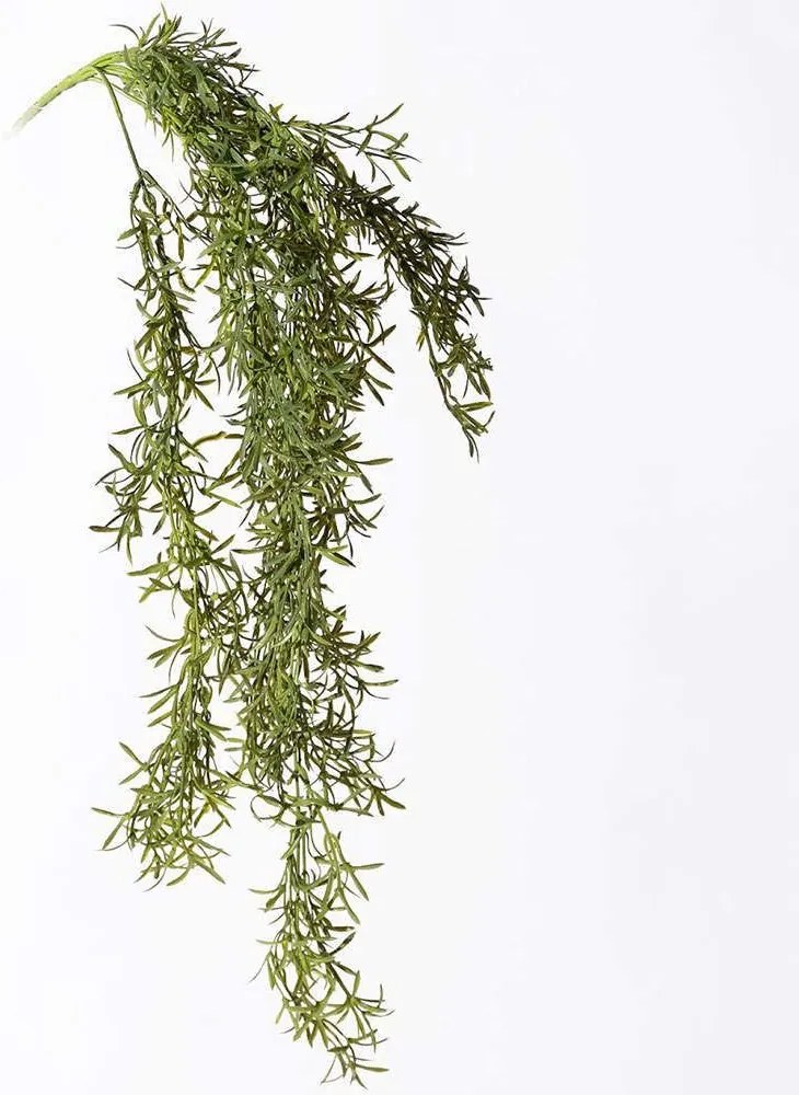 Τεχνητή Κρεμαστή Φτέρη 4361-7 15x77cm Dark Green Supergreens Polyethylene
