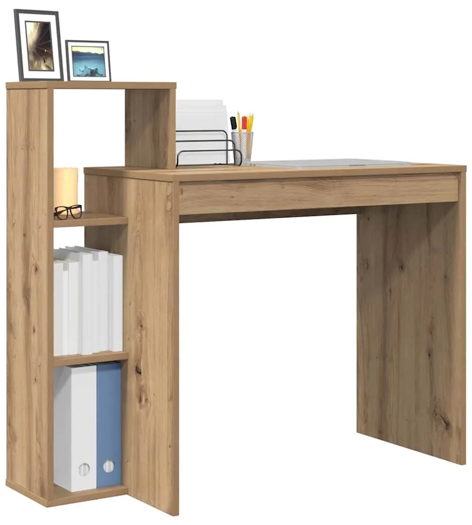 vidaXL Γραφείο artisan δρυς 100 x 40 x 90 cm Επεξεργασμένο ξύλο