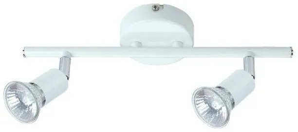Σποτ Φωτιστικό Ράγας GU10 IP20 Irma II ΦOS_ME-17-00671-1-Λευκό 17-00671-1