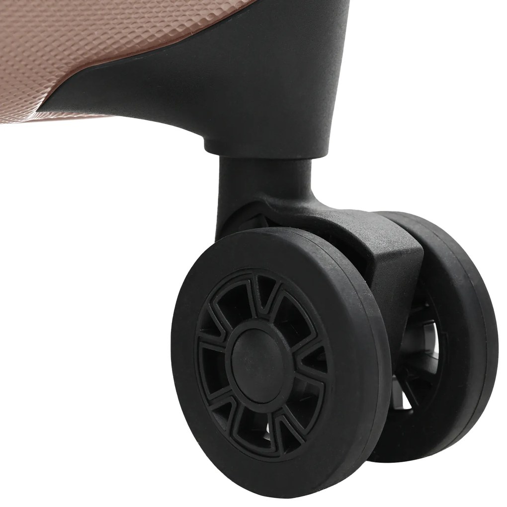vidaXL Βαλίτσα Σκληρής Θήκης 20'' Ροζ Χρυσό 34x23x55.5 εκ. ABS