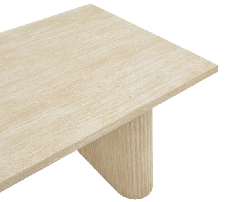 Τραπέζι Loozir mdf σε φυσική απόχρωση 180x90x75εκ