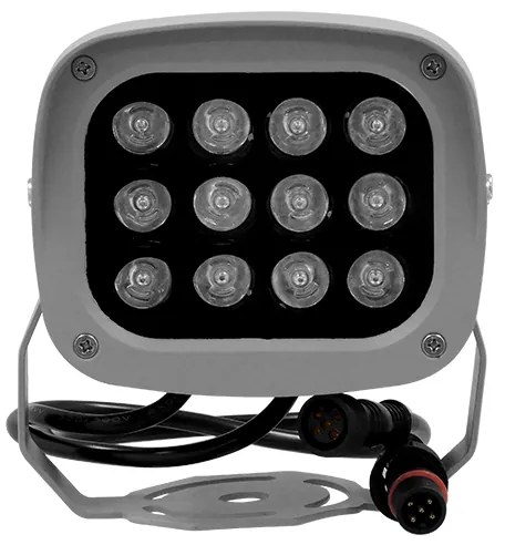 LED Προβολέας Αρχιτεκτονικού Φωτισμού GENIUS DMX512 24W CREE 24v 2400lm Δέσμης 10° Μοιρών Αδιάβροχος IP67 RGB GloboStar 05021 - 05021