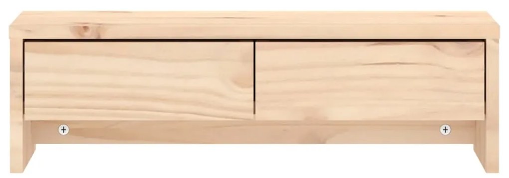 Βάση Οθόνης 50 x 27 x 15 εκ. από Μασίφ Ξύλο Πεύκου 813954