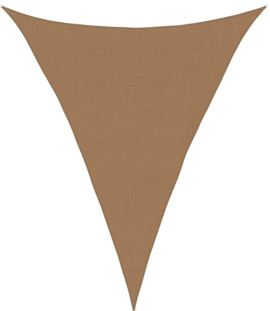 vidaXL Πανί Σκίασης Taupe 4 x 5 x 5 μ. από HDPE 160 γρ./μ²