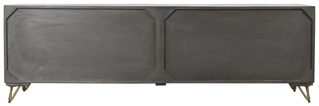 Τηλεόραση DKD Home Decor Μέταλλο Καφέ Ξύλο από Μάνγκο 160 x 40 x 50 cm