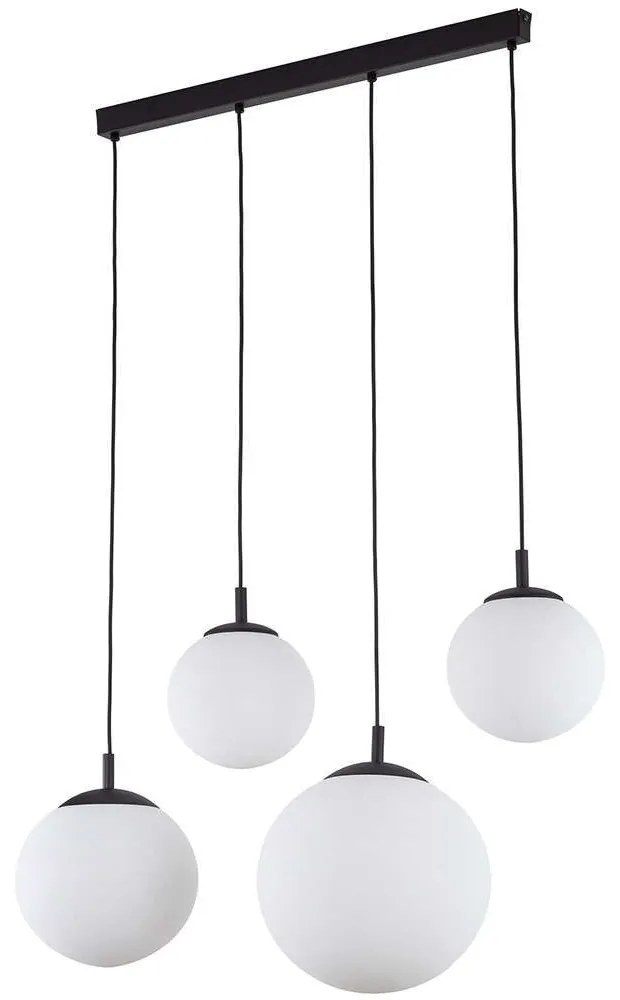 Φωτιστικό Οροφής - Ράγα Esme 4790 87x30x175cm 4xE27 15W Black-White TK Lighting