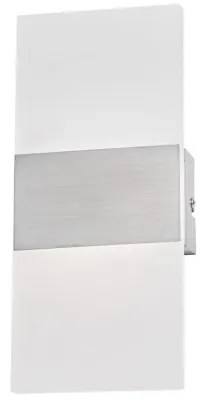 Απλίκα Φωτιστικό Τοίχου LED 7W Foder 2700K IP20 12x27 Fischer Honsel-30538-Νίκελ Ματ 30538