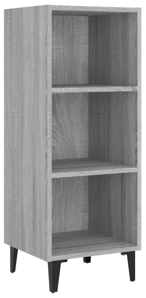 vidaXL Ντουλάπι Γκρι sonoma 34,5x32,5x90εκ. από Επεξεργασμένο Ξύλο