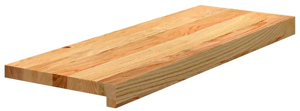 vidaXL Πατάκια Σκάλας 2 τεμ. Ανοιχτό Καφέ 70x25x2 cm Ξύλο Δρυός