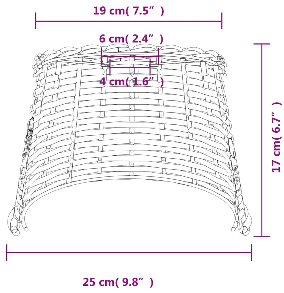 ΚΑΠΕΛΟ ΦΩΤΙΣΤΙΚΟΥ ΟΡΟΦΗΣ ΛΕΥΚΟ Ø25X17 ΕΚ. ΑΠΟ WICKER 364374