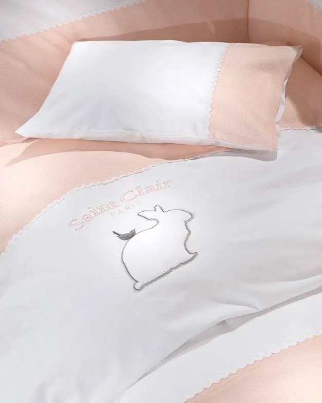 Σεντόνια Κούνιας (Σετ 3τμχ) Saint Clair Lapin Pink