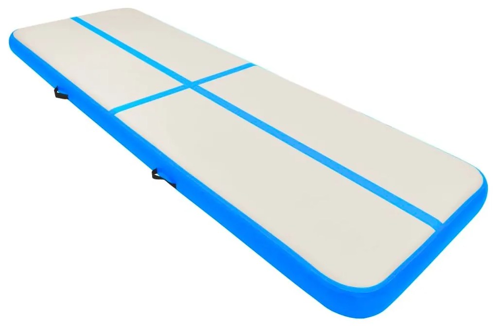 Στρώμα Ενόργανης Φουσκωτό Μπλε 300 x 100 x 20 εκ. PVC με Τρόμπα - Μπλε