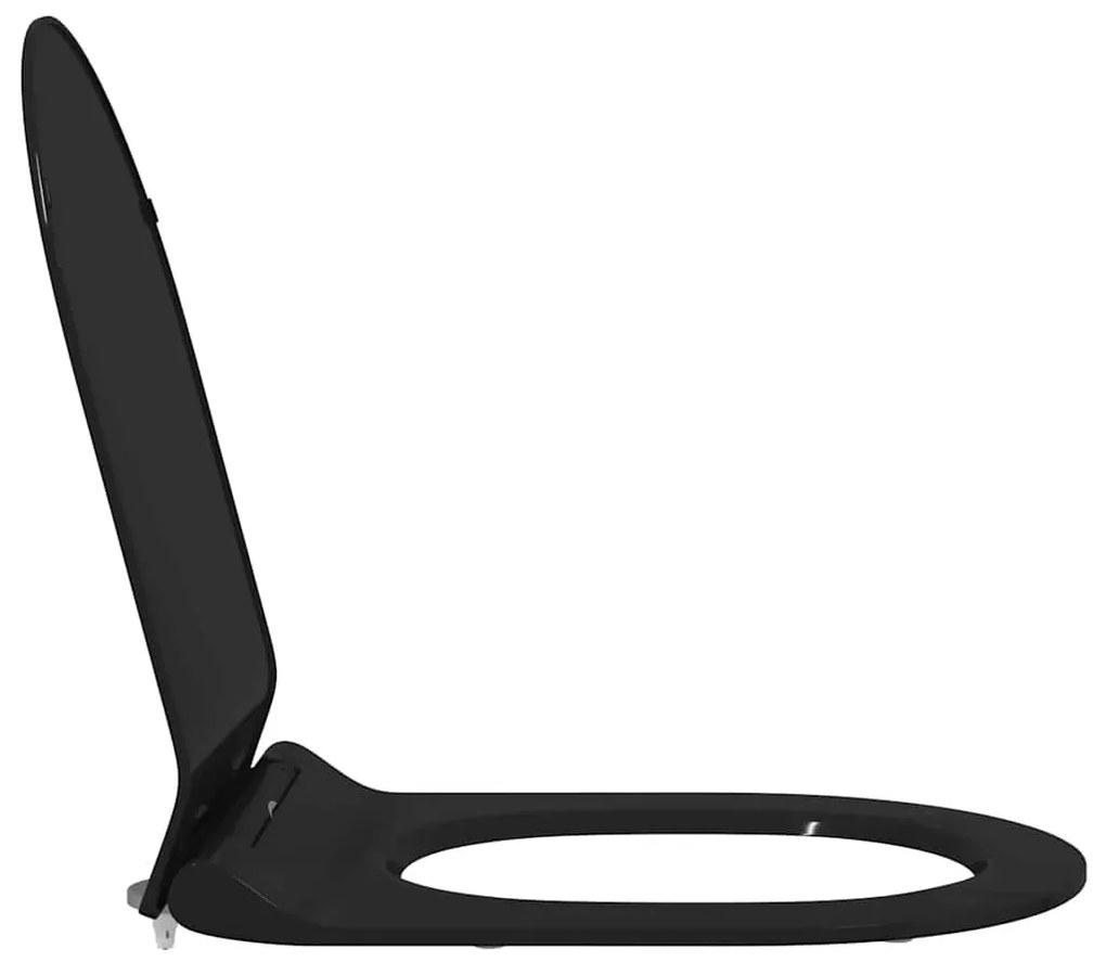 vidaXL Λεκάνη Ρυθμιζόμενος Μαύρο 48,5 x 36 x 5 εκ. Πολυπροπυλένιο