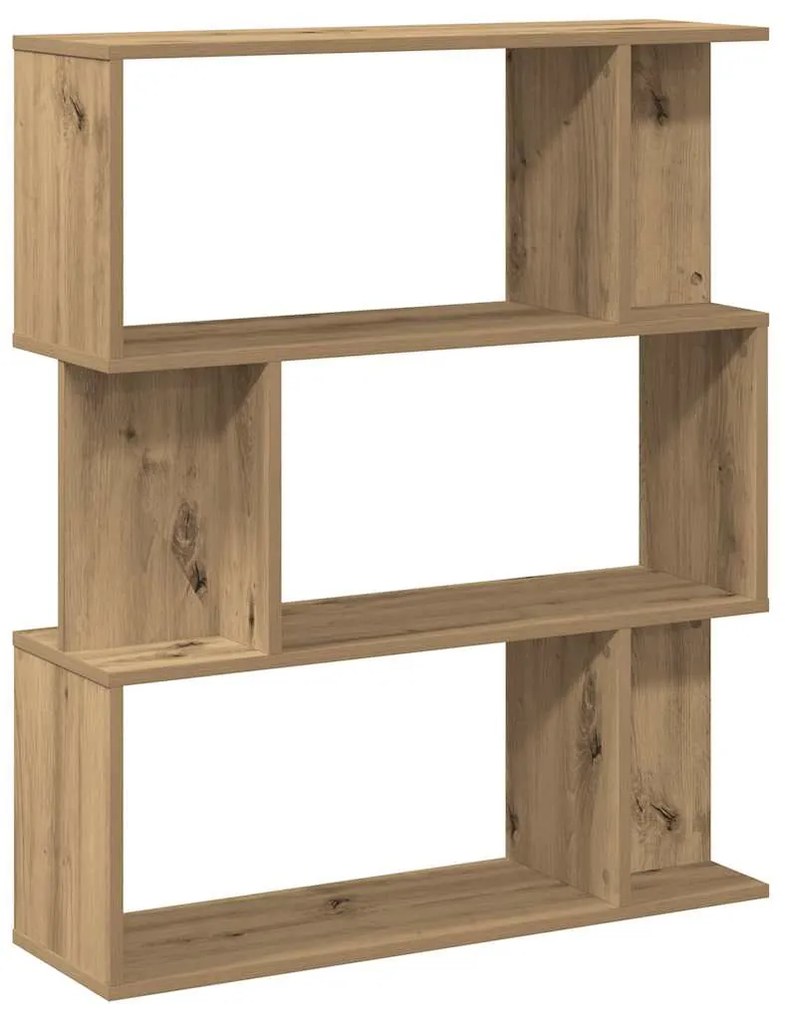vidaXL Ντουλάπι βιβλίων Artisan Oak 80x24x96 cm Κατασκευασμένο ξύλο