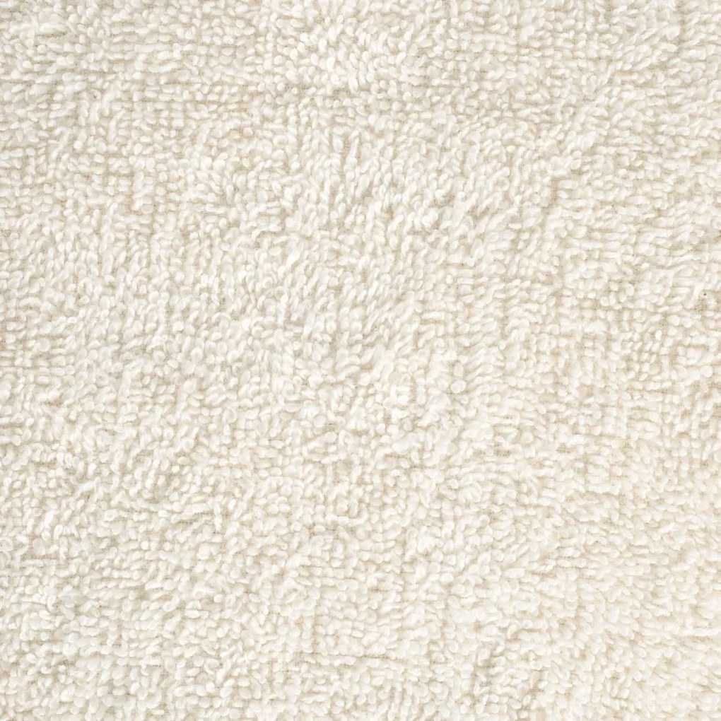 vidaXL Πετσέτες Σάουνας SOLUND 10Τεμ. Κρεμ 80x200 εκ. 600 γρ/μ²