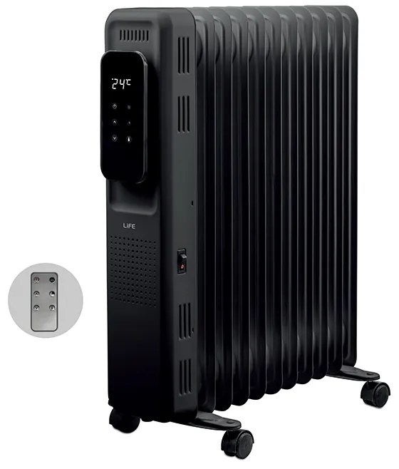LIFE AMBIENCE  Καλοριφέρ Λαδιού με 11 Φέτες 2500W