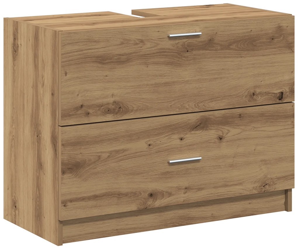 vidaXL Ντουλάπι Νιπτήρα Artisan Oak 78x37x59 εκ Μηχανικά Ξύλα