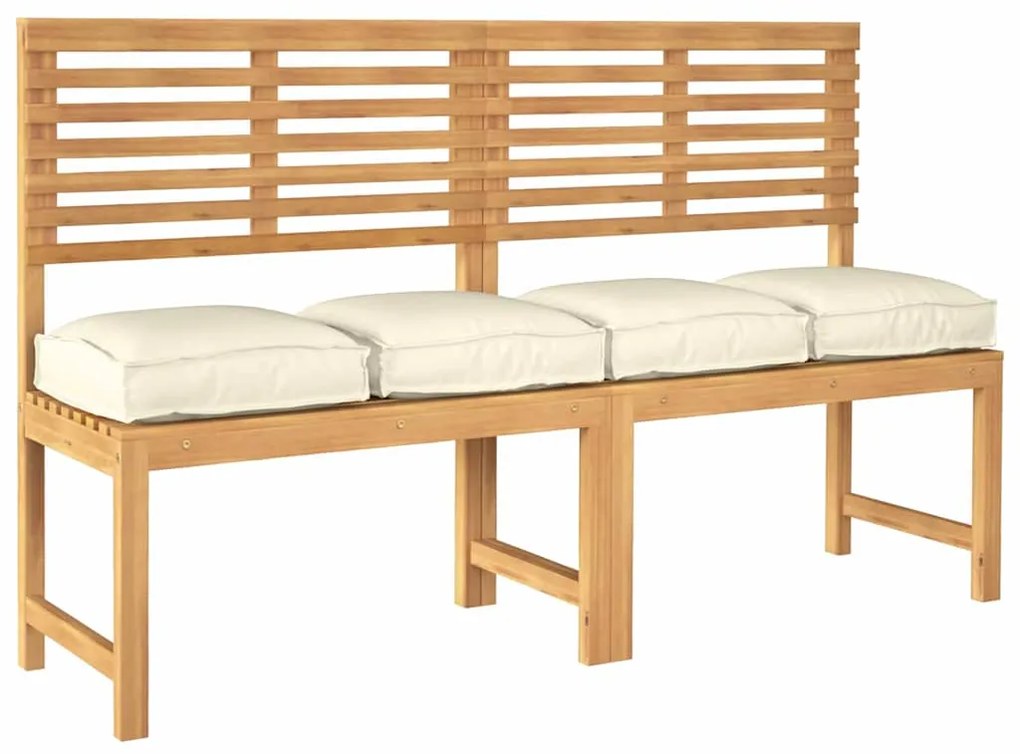 vidaXL Μαξιλάρι παλέτας για κάθισμα 4 pcs Κρεμ 40 x 40 x 8 εκ.