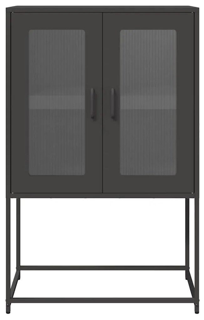 HIGHBOARD ΜΑΥΡΟ 68X39X107 CM ΑΤΣΑΛΙ 853374