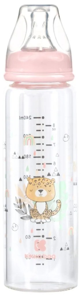 KIKKA BOO ΓΥΑΛΙΝΟ ΜΠΙΜΠΕΡΟ 240ml SAVANNA PINK 31302020117