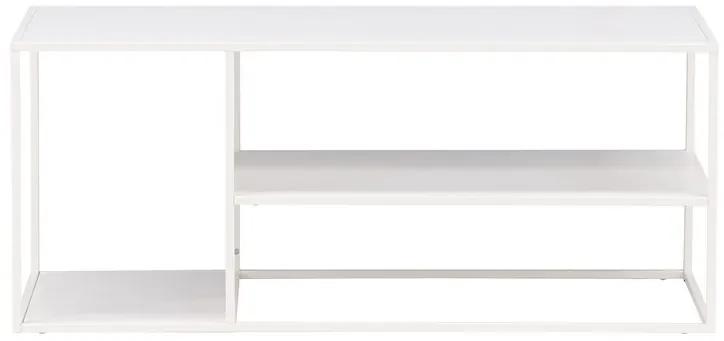 Τραπεζάκι σαλονιού Dallas A107, Άσπρο, 50x50x120cm, Μέταλλο, Γωνιακό | Epipla1.gr