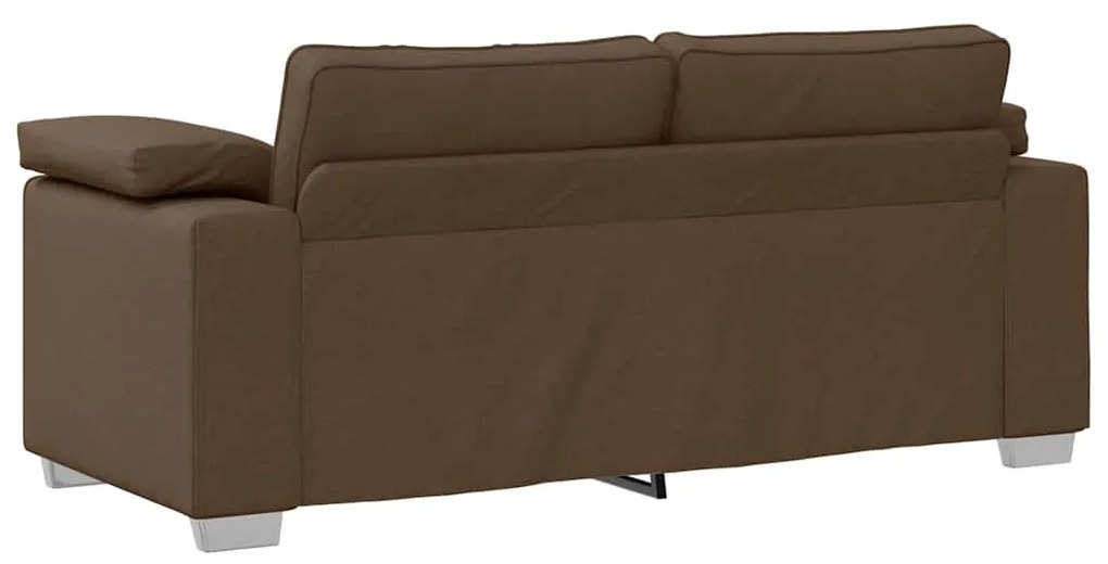 vidaXL Καναπές με μαξιλάρι Καφέ 180 x 77 x 82 εκ ύφασμα