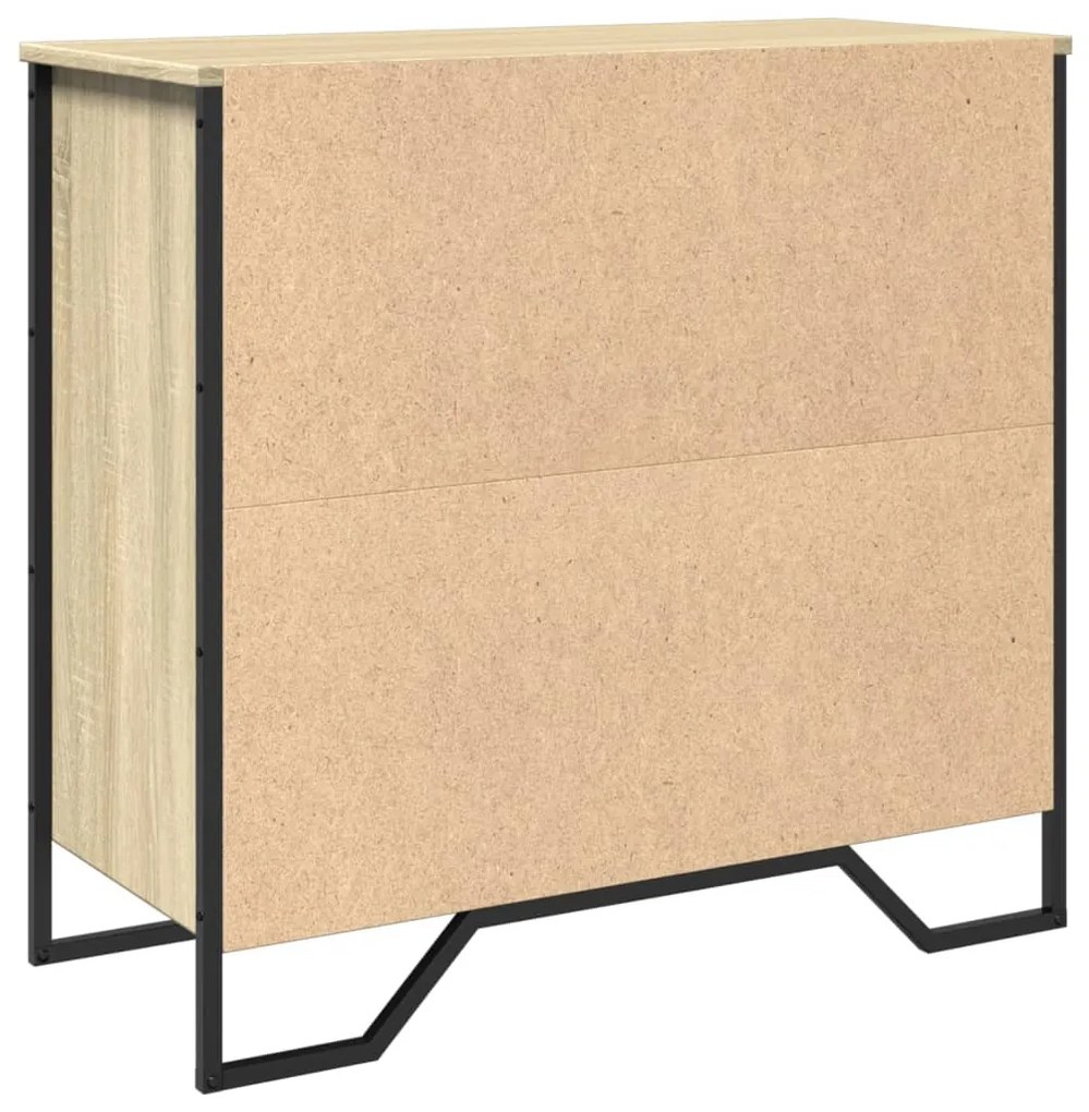 vidaXL Ντουλάπι Sonoma Δρυς 79,5x35,5x74,5 εκ. από Επεξεργασμένο Ξύλο