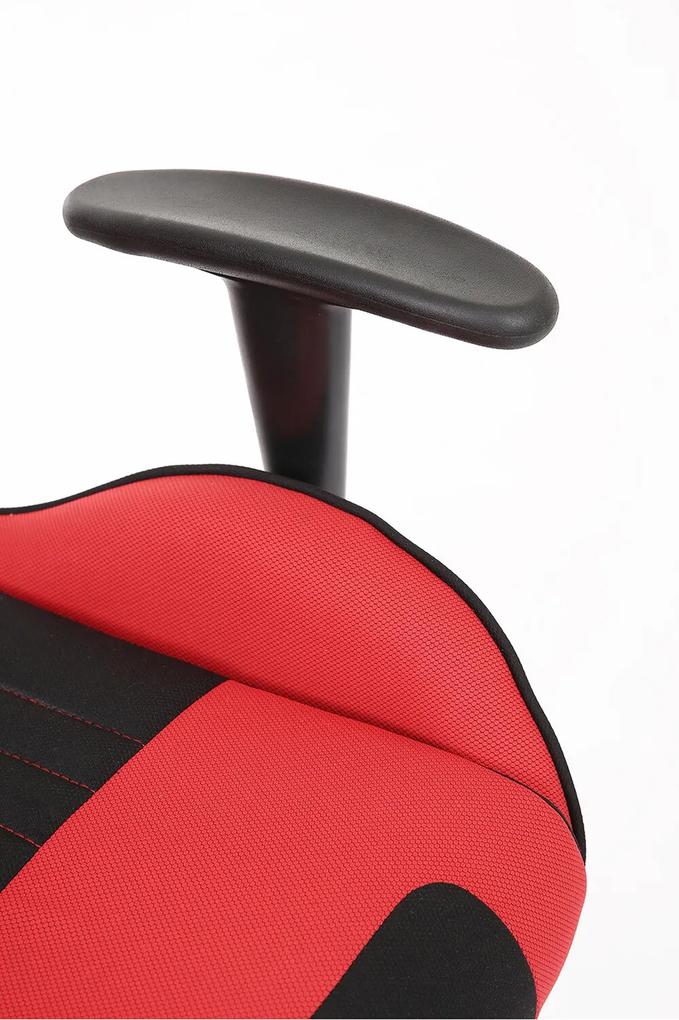 Καρέκλα gaming Houston 1489, Κόκκινο, Μαύρο, 118x64x60cm, 17 kg, Με ρόδες, Με μπράτσα, Μηχανισμός καρέκλας: Κλίση | Epipla1.gr