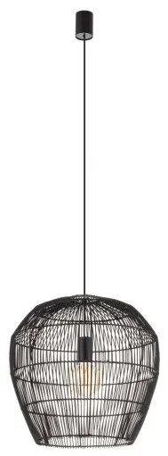 Κρεμαστό Φωτιστικό Οροφής E27 25W IP20 Haiti S Nowodvorski-11166-Μαύρο 11166