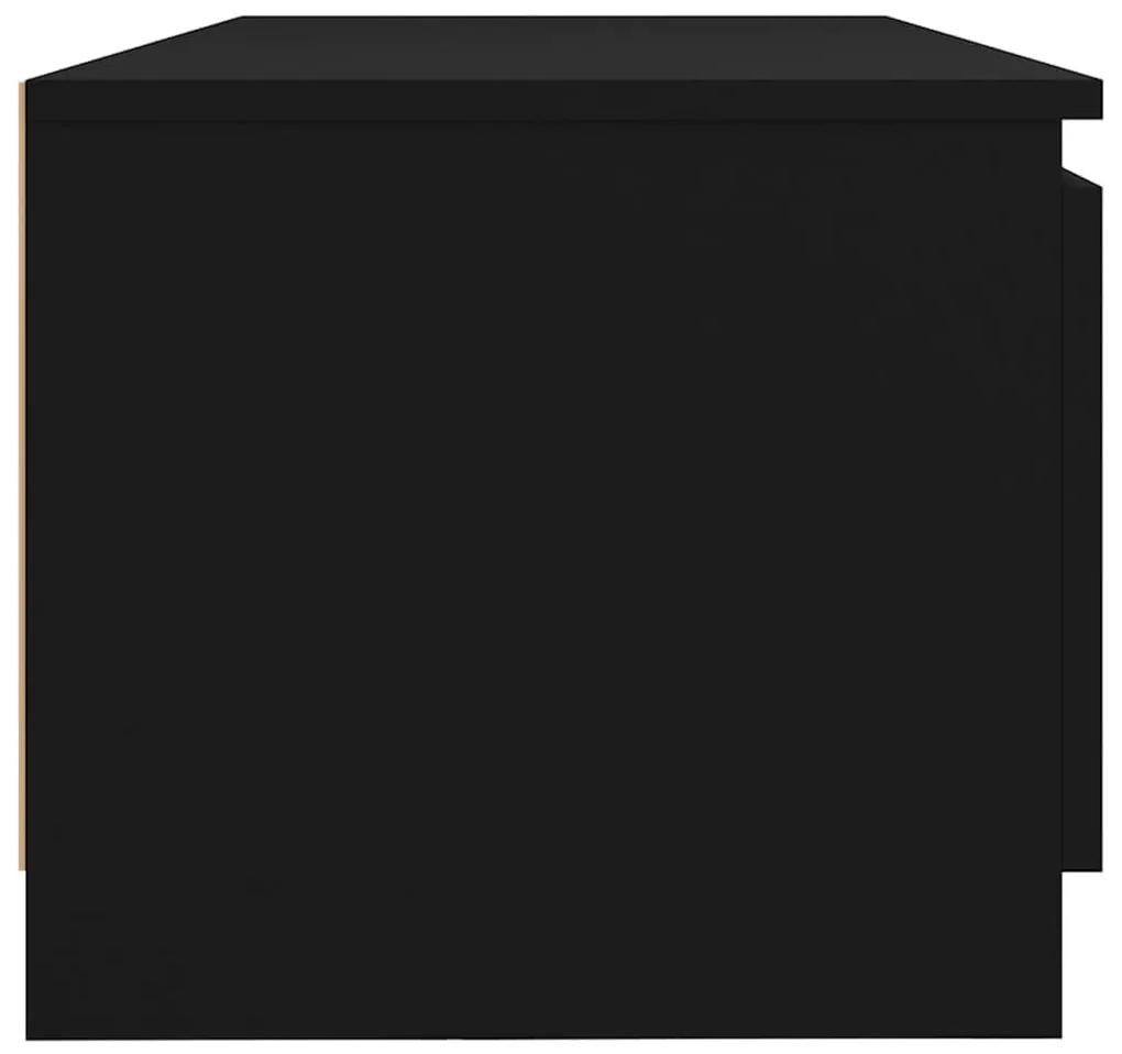 Έπιπλο Τηλεόρασης με LED Μαύρο 140x40x35,5 εκ. - Μαύρο