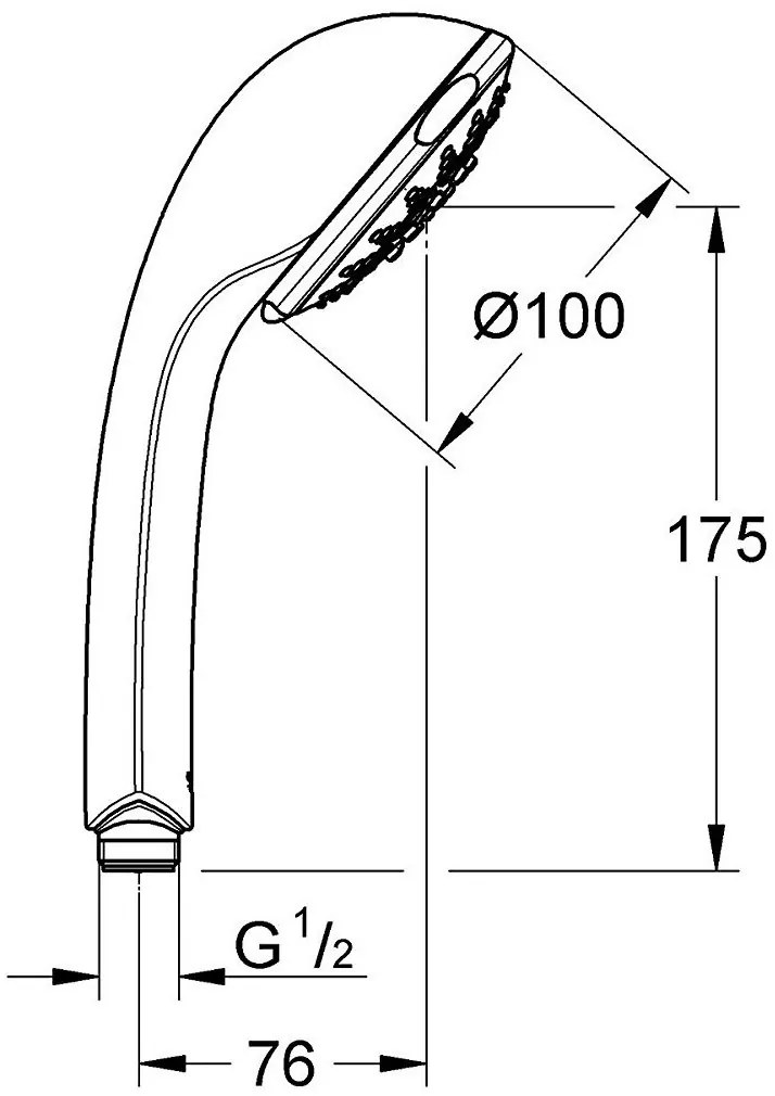 Τηλέφωνο ντουζ Grohe Relexa Five