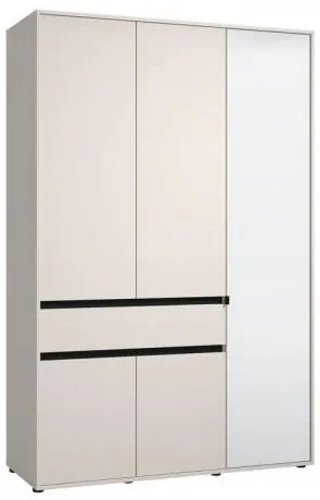 ΝΤΟΥΛΑΠΑ CORBETT 3K1F1O h211 CASHMERE/ΜΑΥΡΟ ΜΑΤ ΧΡΩΜΑ 138x55x211εκ 11014292