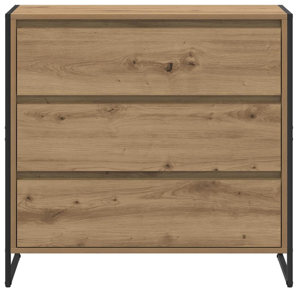 vidaXL Πλαϊνό γραφείο Καρυδιά Χειροποίητης Εργασίας 79 x 36 x 75.5 εκ.