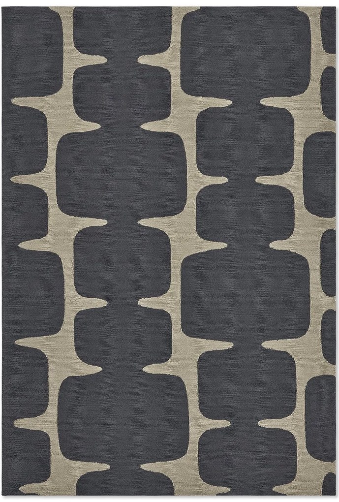 Χαλί Lohko Liquorice 425805 Anthracite-Beige Scion 160X230cm