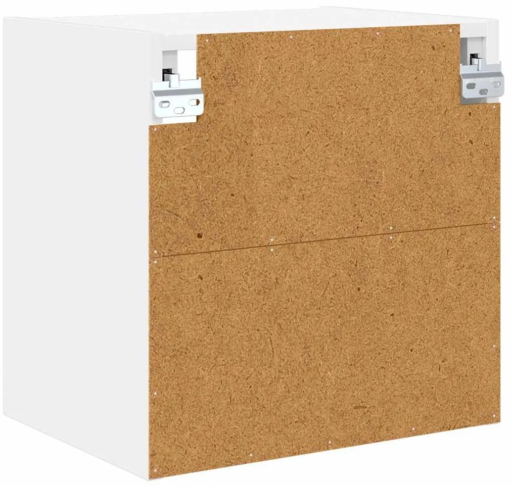 vidaXL Κρεμαστό ντουλάπι Λευκό 40 x 29,5 x 40 εκ. Επεξεργασμένο ξύλο