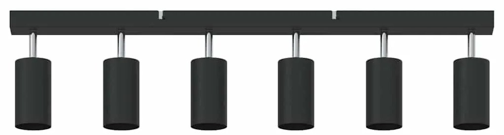 vidaXL Σποτ οροφής Μαύρο 73 x 5.5 x 16.5 εκ Ατσάλι