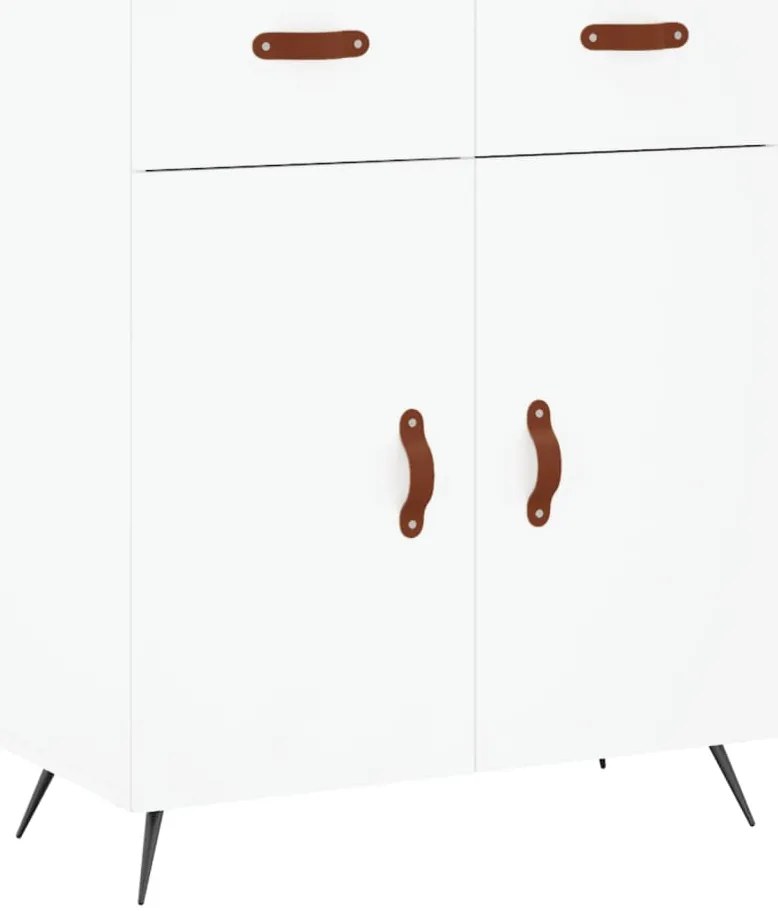 vidaXL Ντουλάπι Λευκό 69,5x34x180 εκ. από Επεξεργασμένο Ξύλο