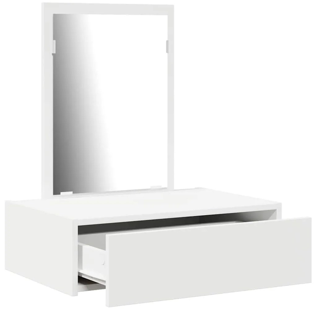 vidaXL Τραπέζι περιποίησης Λευκό 60 x 40 x 70 εκ. Επεξεργασμένο ξύλο
