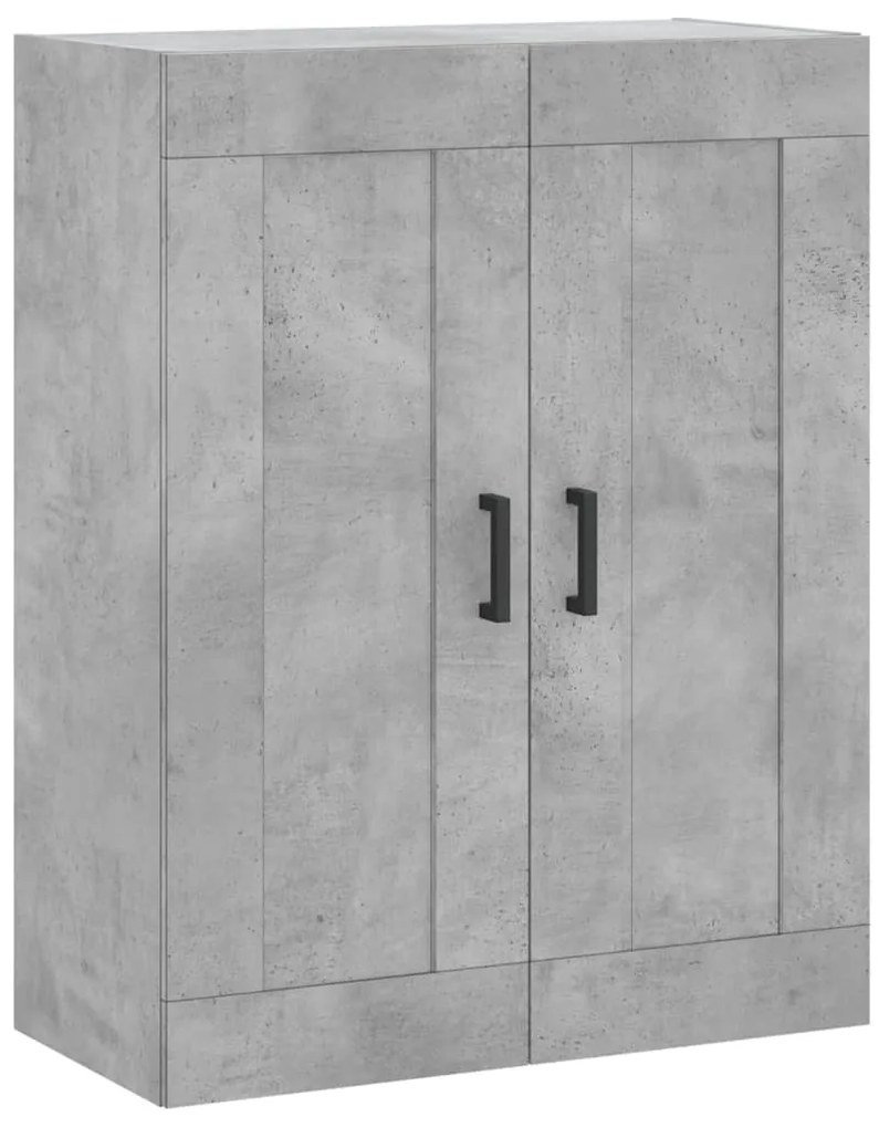 vidaXL Ντουλάπι Γκρι Σκυροδέματος 69,5x34x180 εκ. Επεξεργασμένο Ξύλο