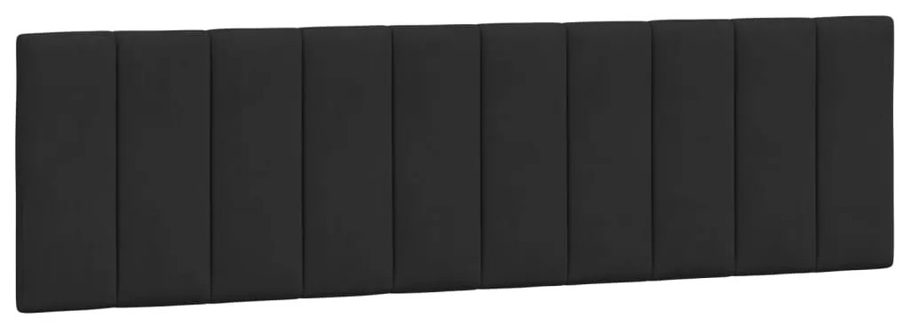 vidaXL Κρεβάτι με Στρώμα Μαύρο 180x200 εκ. Βελούδινο