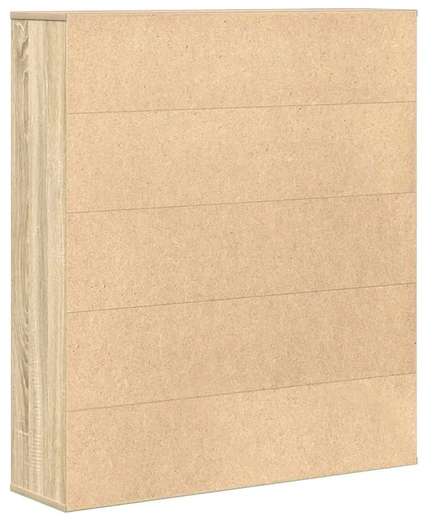 vidaXL Βιβλιοθήκη Sonoma Δρυς 89x24x101,5 εκ. από Επεξεργασμένο Ξύλο