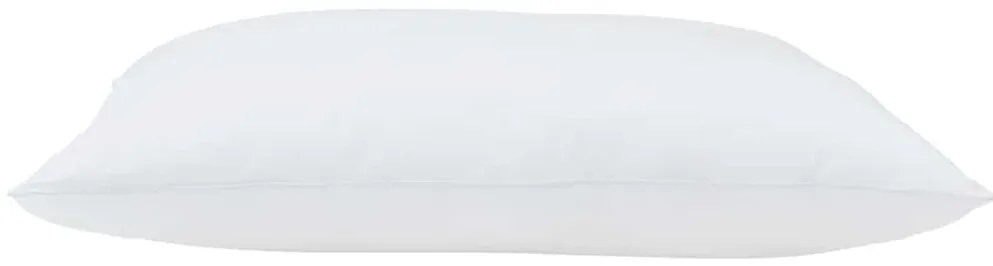 vidaXL Μαξιλάρι με μαξιλάρι Λευκό Βαμβάκι και Πολυεστέρας