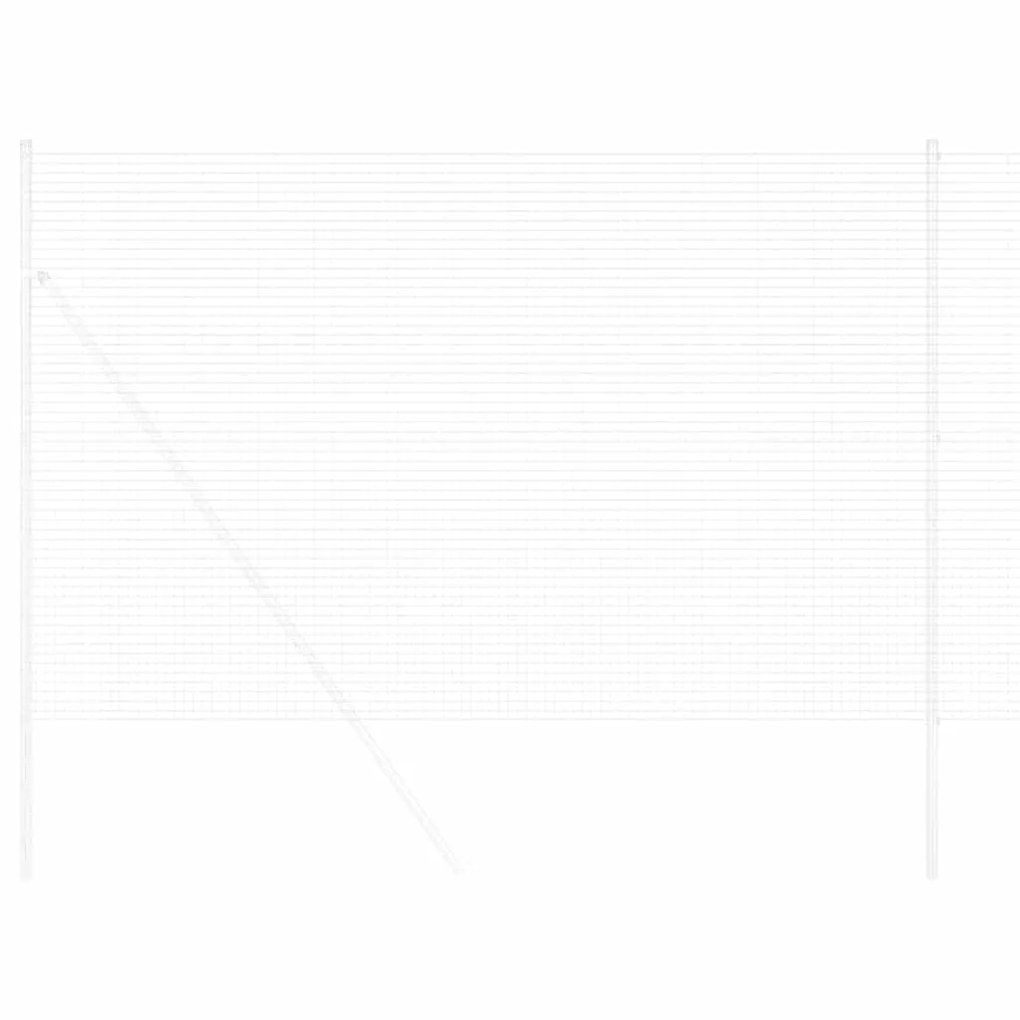 vidaXL Συγκολλητός Φράχτης 1.6 x 10 μ Γαλβανισμένο Σίδερο