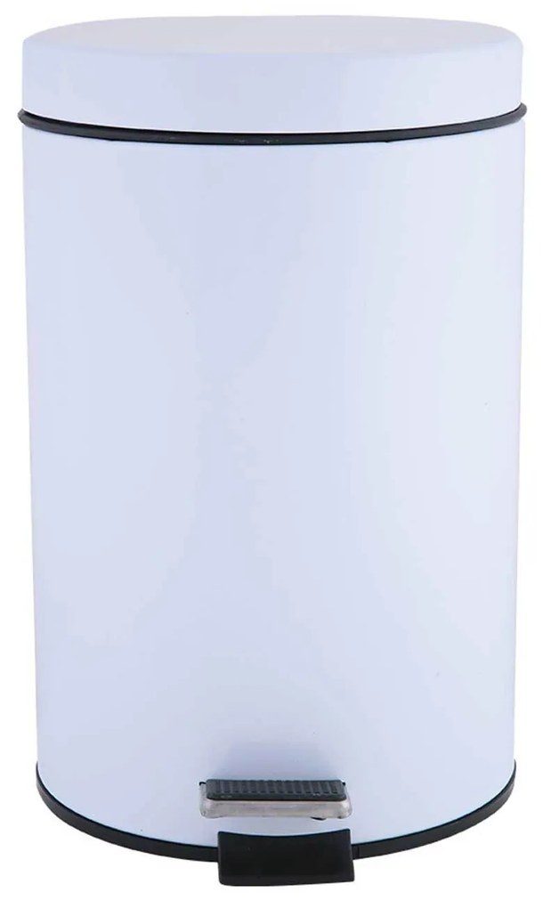 Κάδος Απορριμμάτων 05380.001 White Metal
