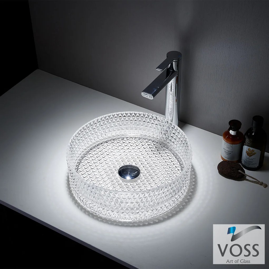 Νιπτήρας Γυάλινος RING-D Φ40 Voss GLass Clear VB1040-000