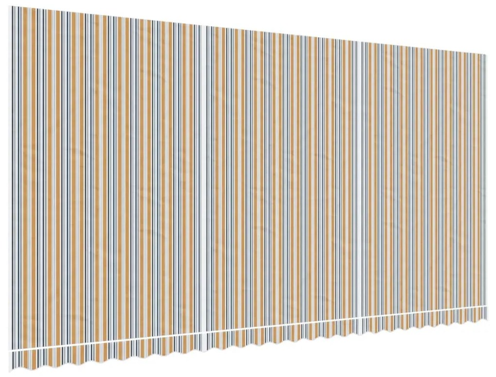 vidaXL Τεντόπανο Ανταλλακτικό Ριγέ Πολύχρωμο 6 x 3 μ.