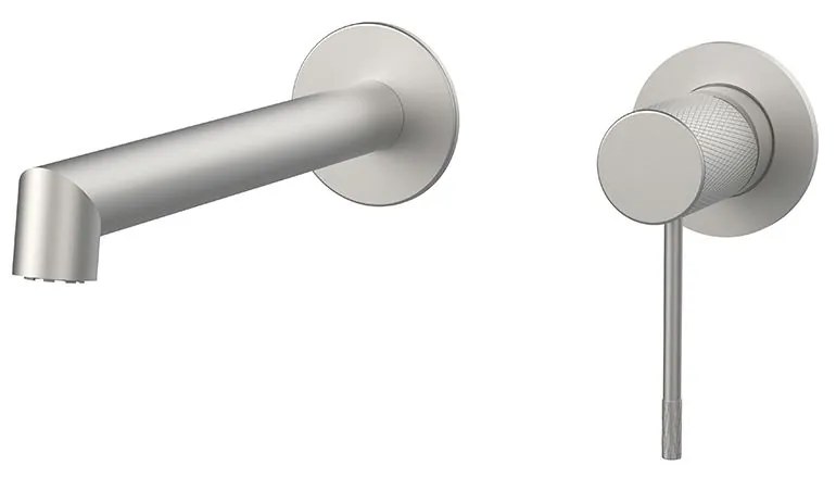 Orabella Terra Brushed Nickel - Μπαταρία νιπτήρος, εντοιχισμού 2 οπών - Orb-1116 - 10316