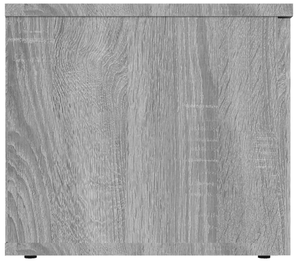 vidaXL Έπιπλο Τηλεόρασης Γκρι Sonoma 80x34x30 εκ. από Επεξεργ. Ξύλο