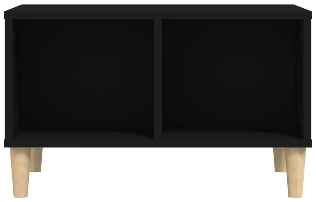 vidaXL Τραπεζάκι Σαλονιού Μαύρο 60x50x36,5 εκ. από Επεξεργασμένο Ξύλο